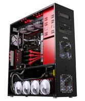 Open case showing computer components